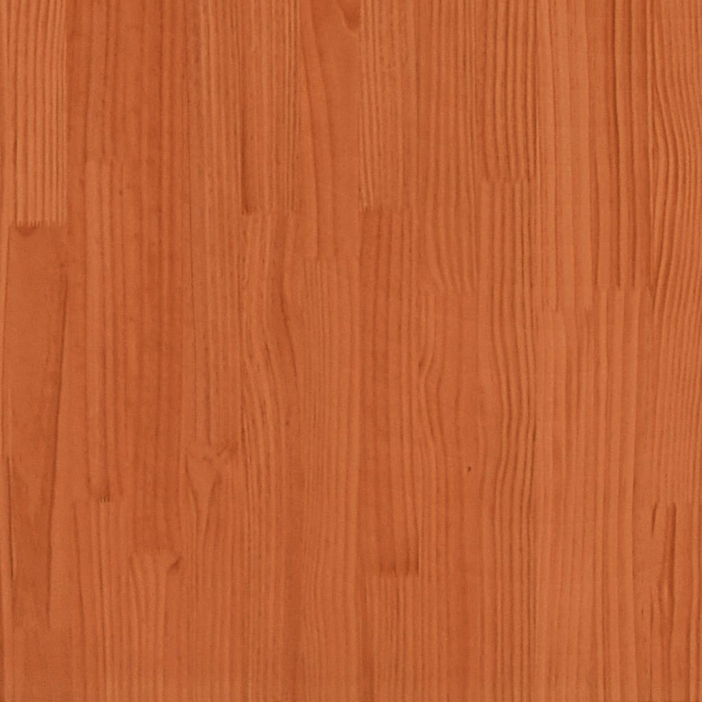 Поставка за дърва за огрев, кафява, 108x64,5x110 см, бор масив
