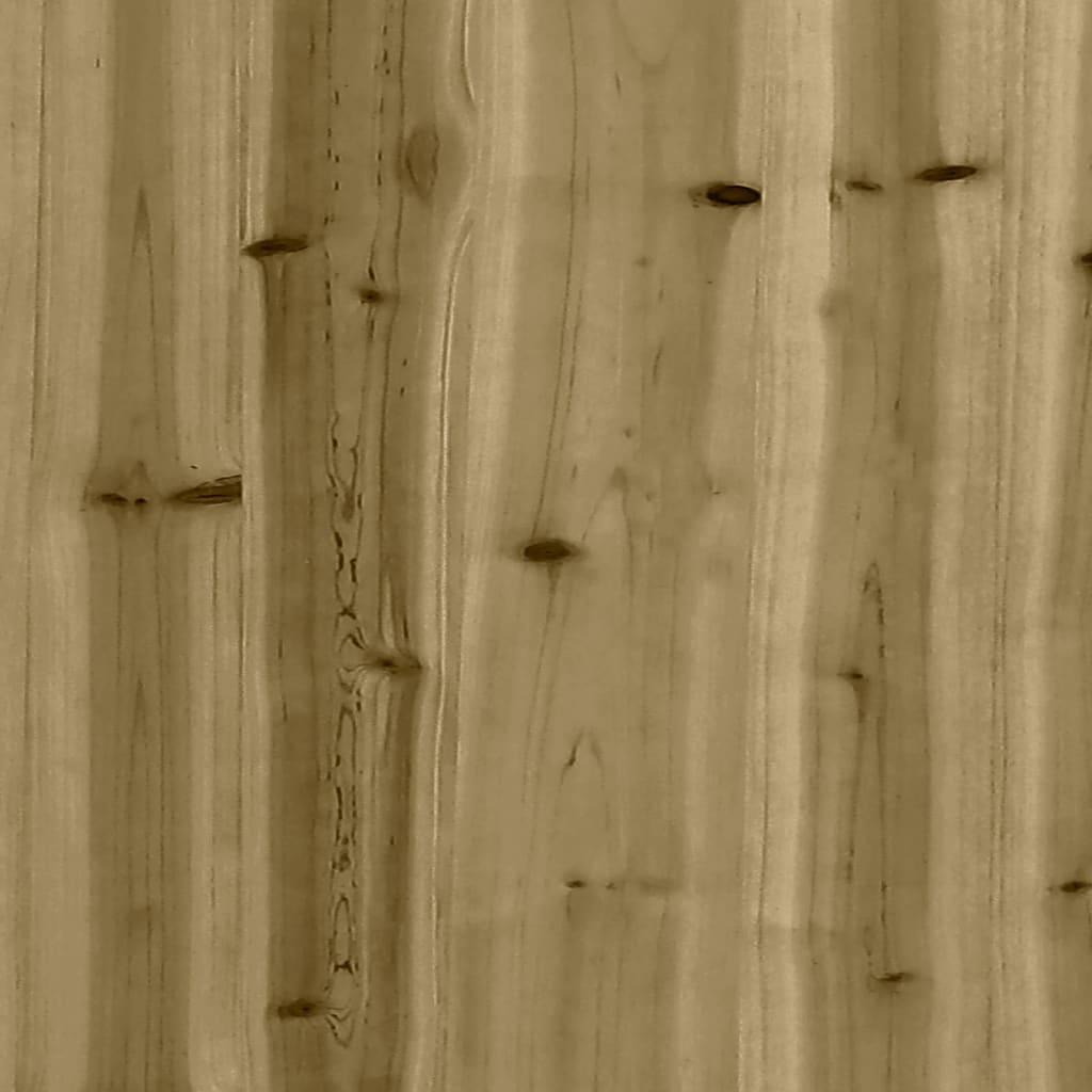Пейка със саксии, 167,5x60x65 см, импрегнирана борова дървесина