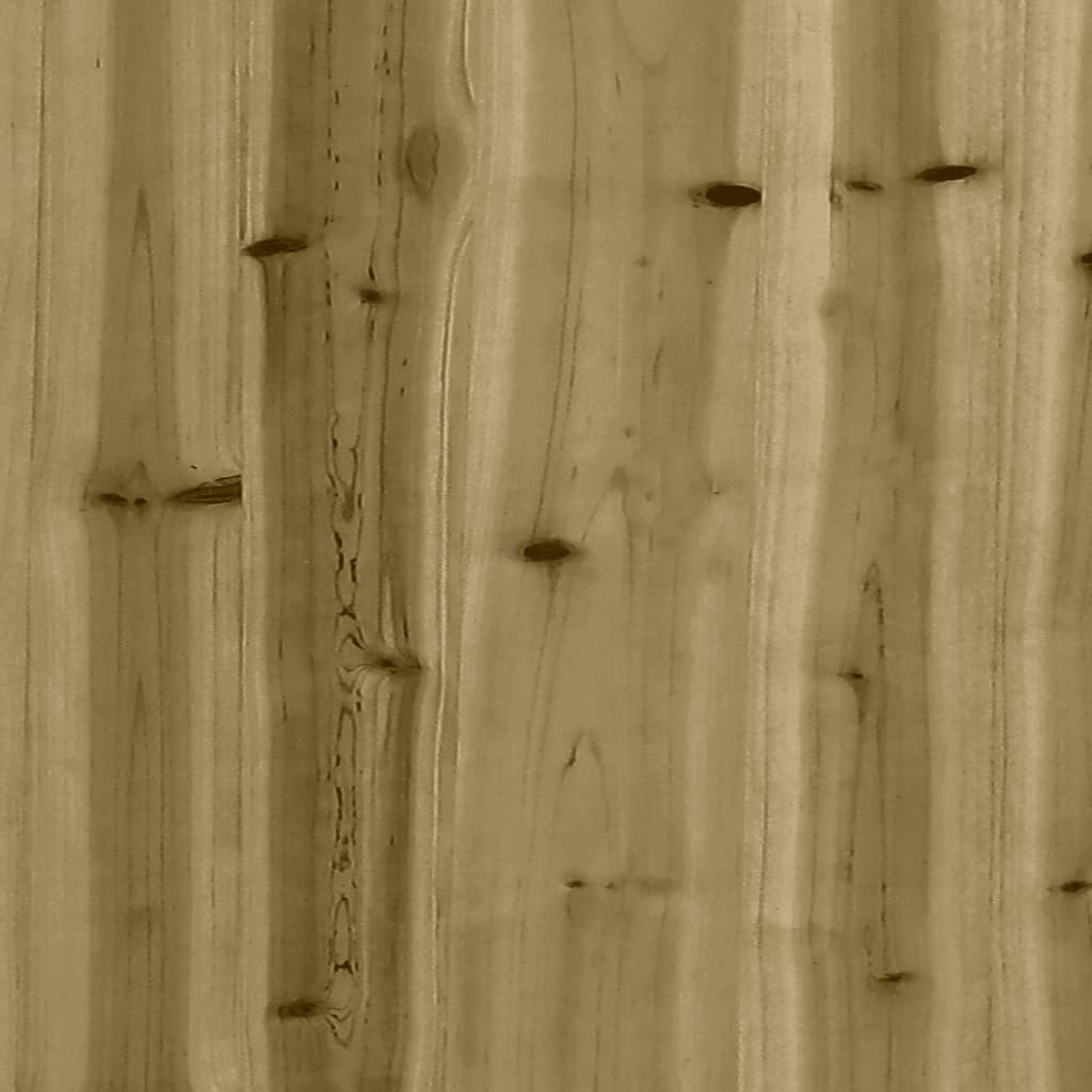 Градинска табуретка 62x31,5x52 см импрегнирана борова дървесина