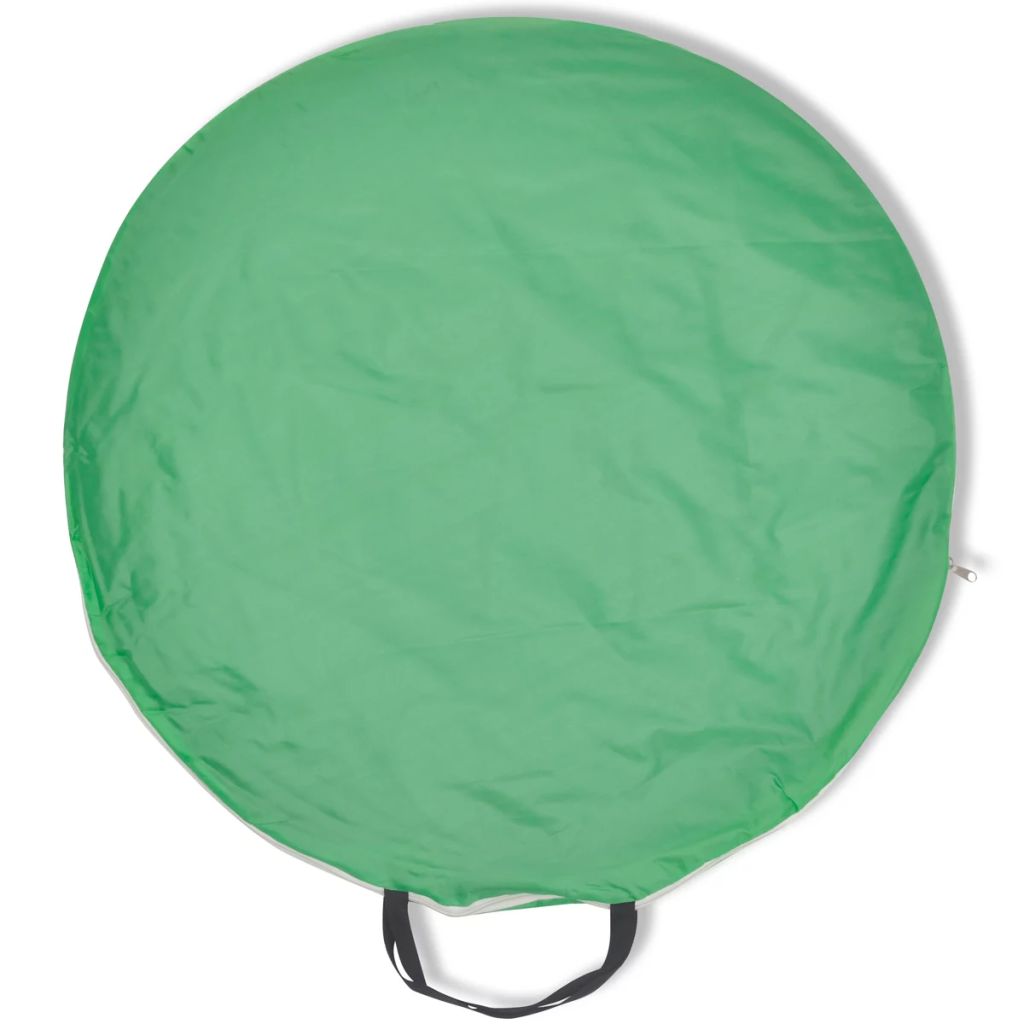 Плажна палатка за открито, сгъваем сенник, зелена