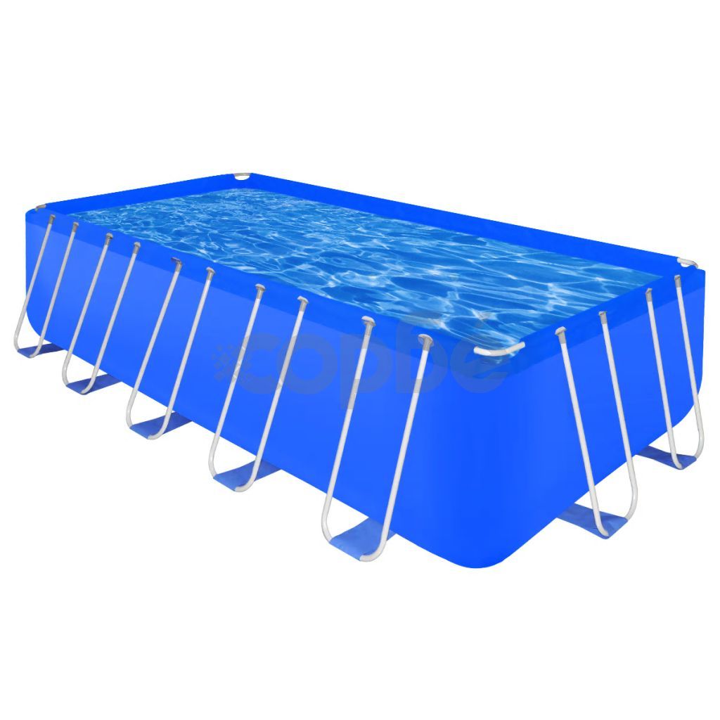 Правоъгълен плувен басейн със стоманена рамка, 540 x 270 x 122 см