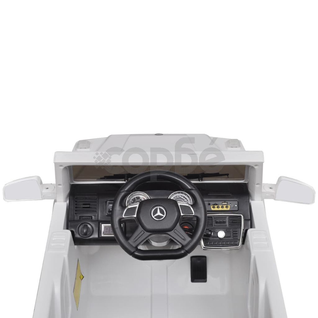 Детски акумулаторен джип Mercedes Benz G65, 2 мотора, бял