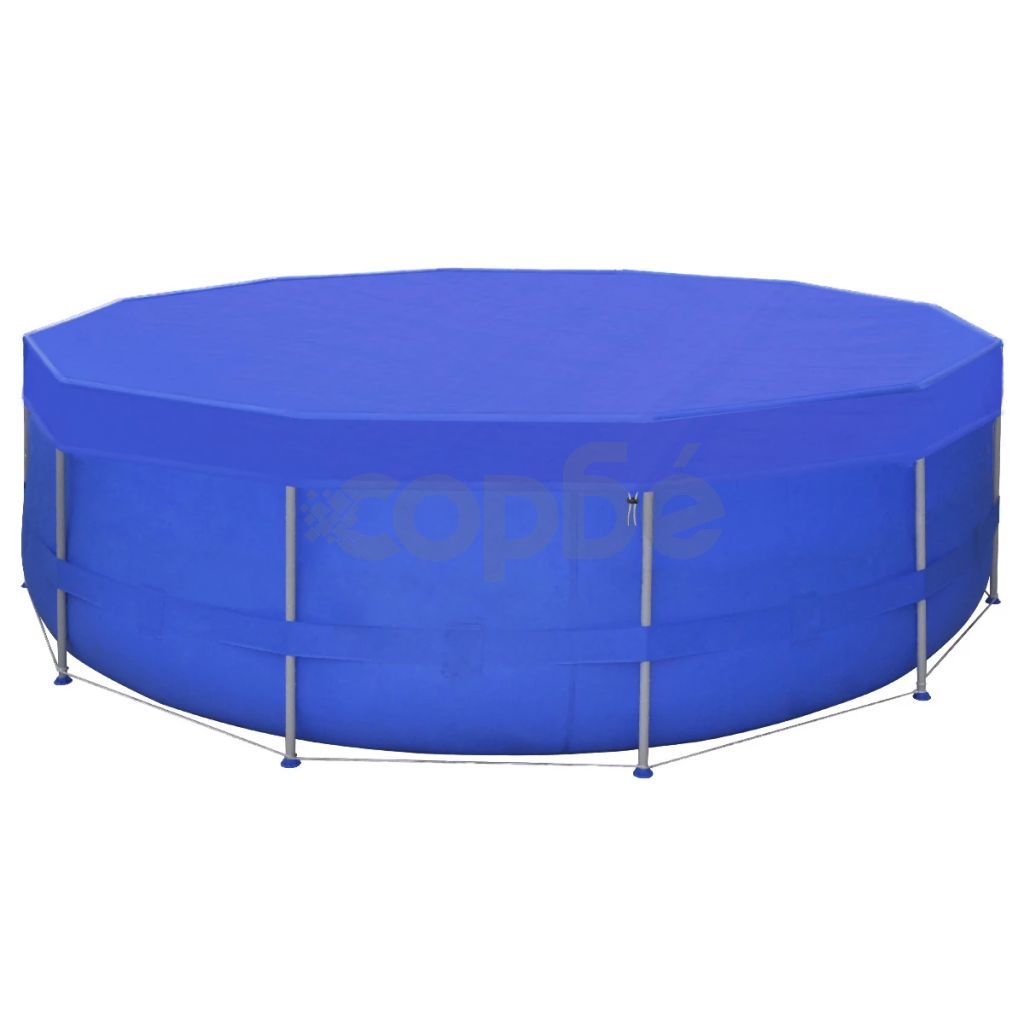 Покривало за басейн от PE, кръгла форма, 460 см, 90 г/м2