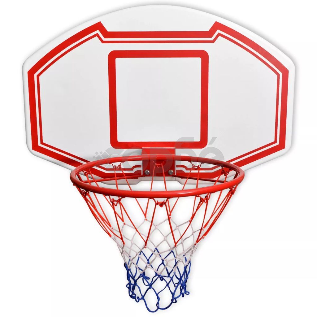 Комплект баскетболно табло от 3 части за стенен монтаж 90x60 см