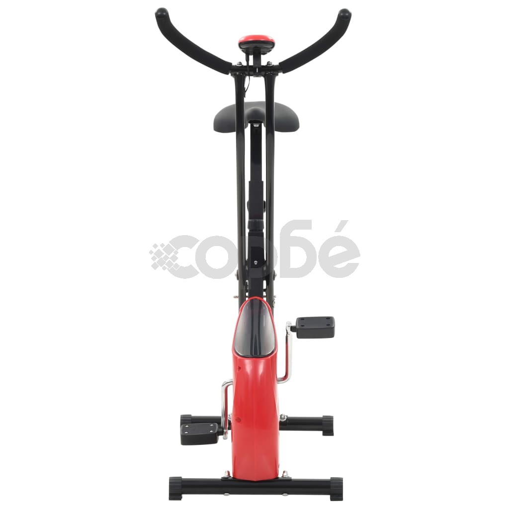 Велоергометър X-Bike, ремък за съпротивление, червен 