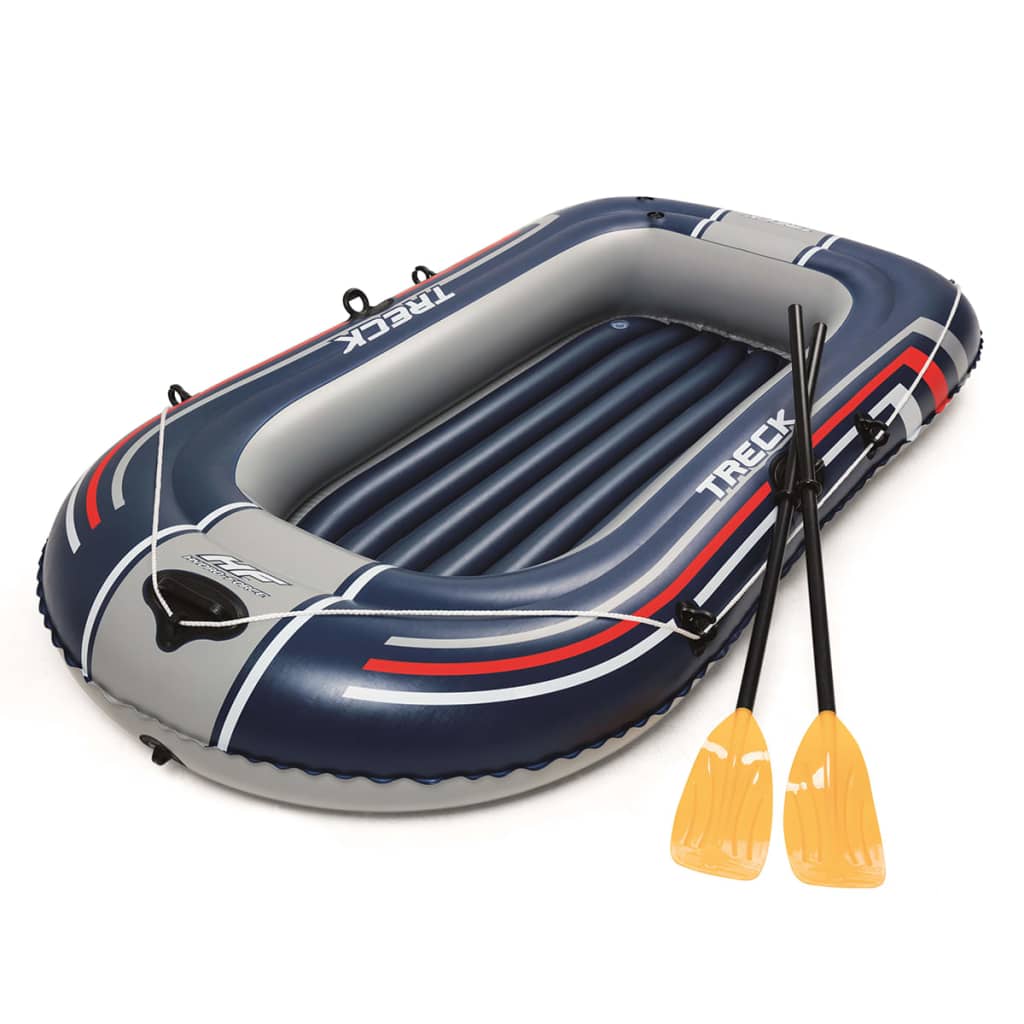 Bestway Hydro-Force Надуваема лодка с помпа и гребла, синя, 61083