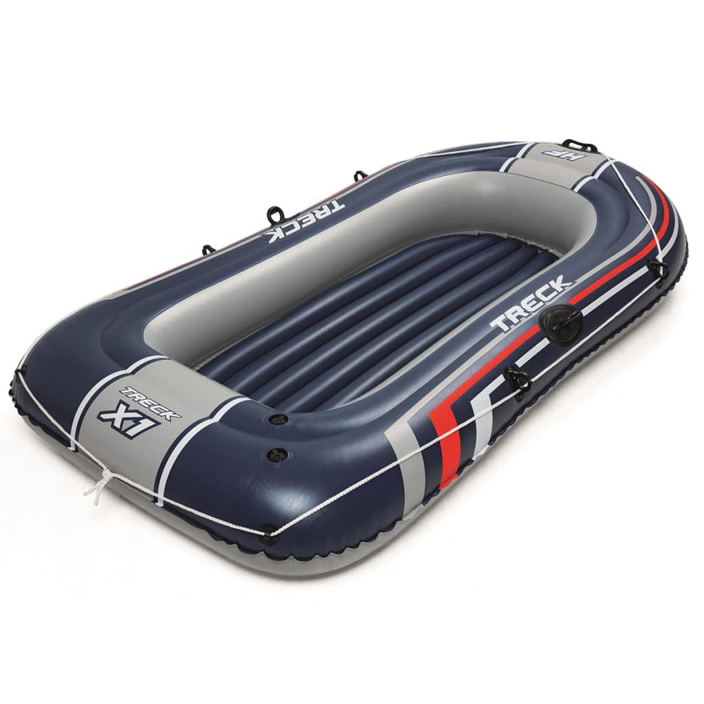 Bestway Hydro-Force Надуваема лодка с помпа и гребла, синя, 61083