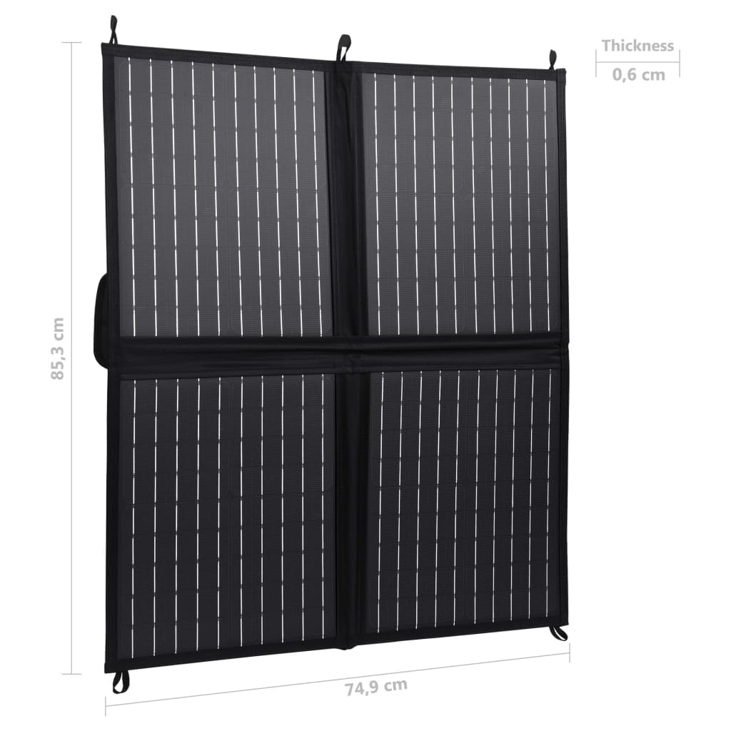 Сгъваем соларен панел, 80 W, 12 V