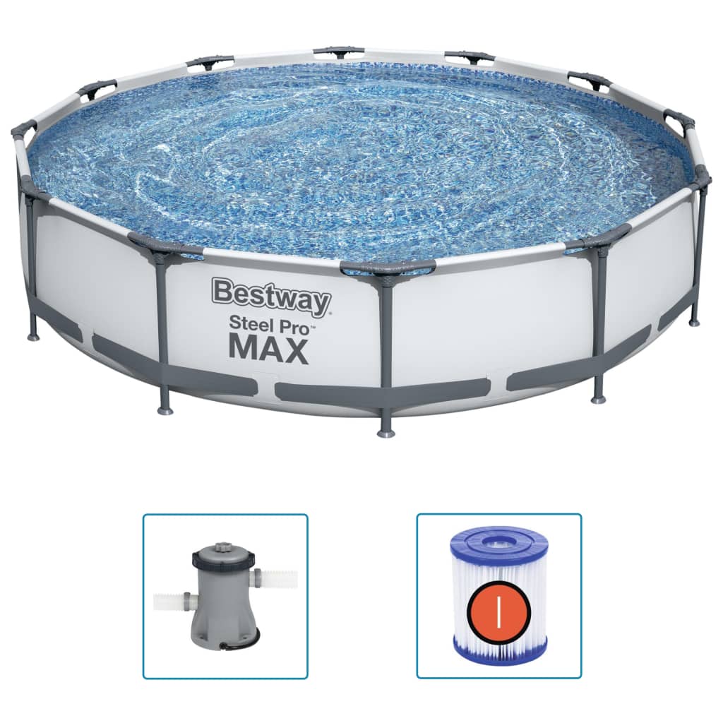 Bestway Steel Pro MAX Комплект басейн 366x76 см