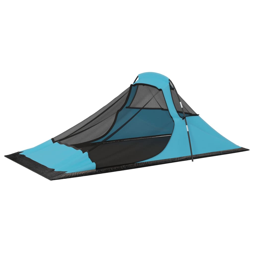 Палатка за къмпинг, 317x240x100 см, синя