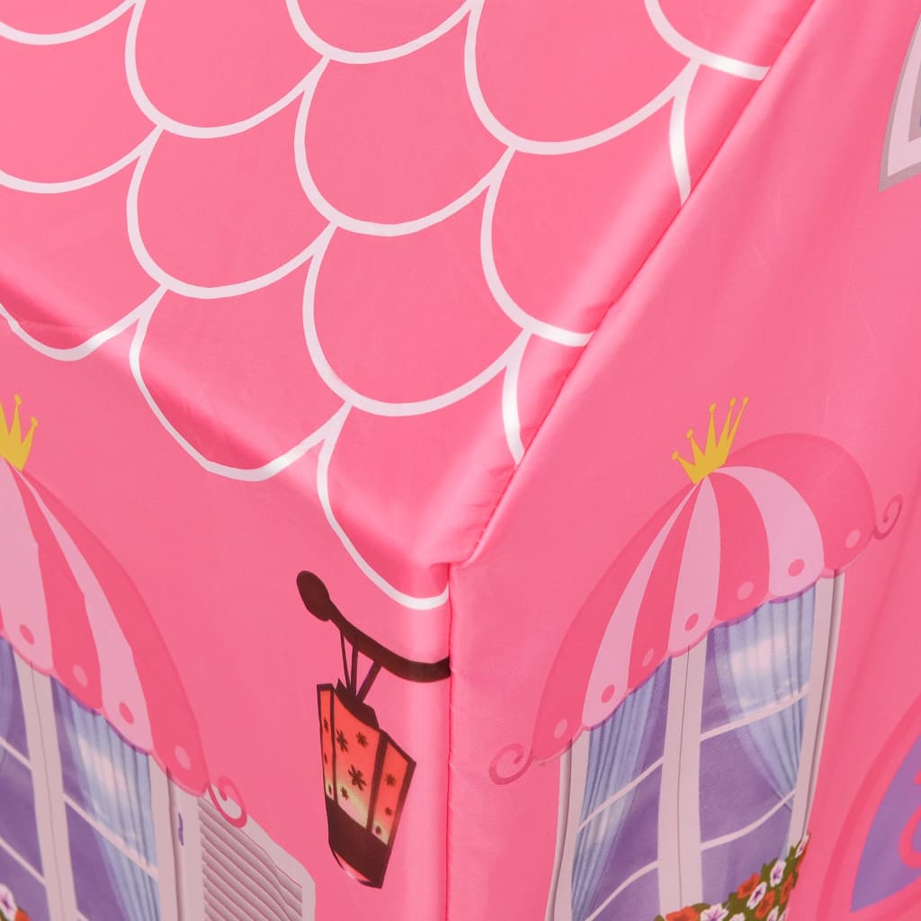 Детска палатка за игра, розова, 69x94x104 см