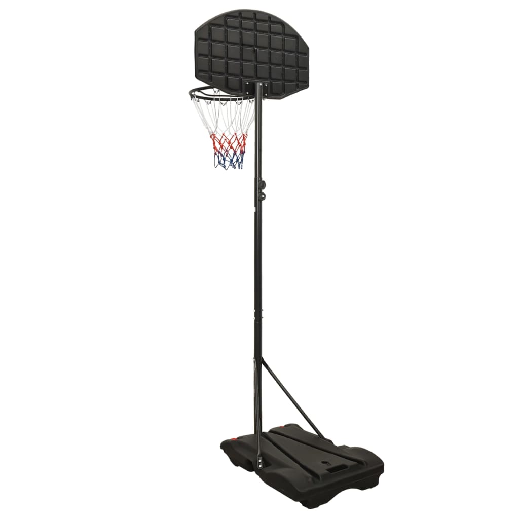 Баскетболна стойка черна 216-250 см полиетилен