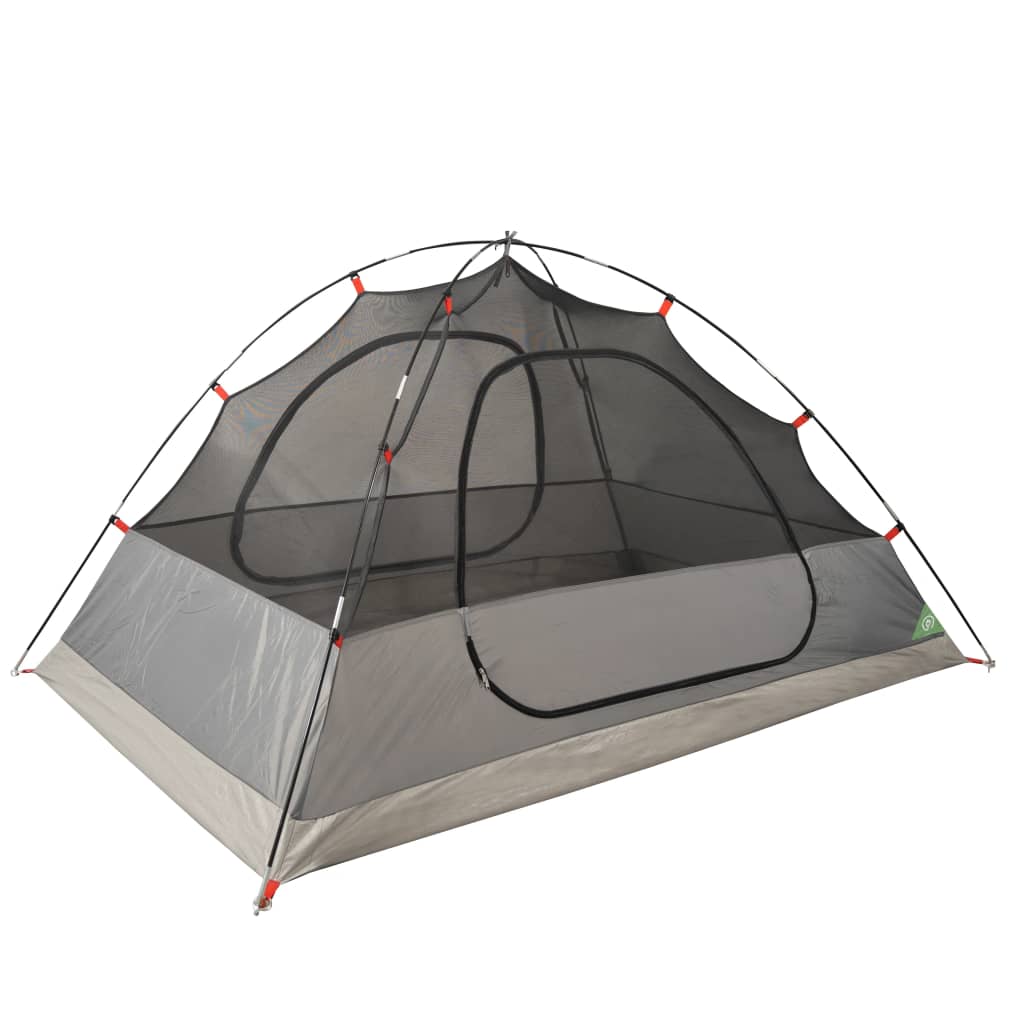 Къмпинг палатка за 2 души зелена 224x248x118 см 185T тафта