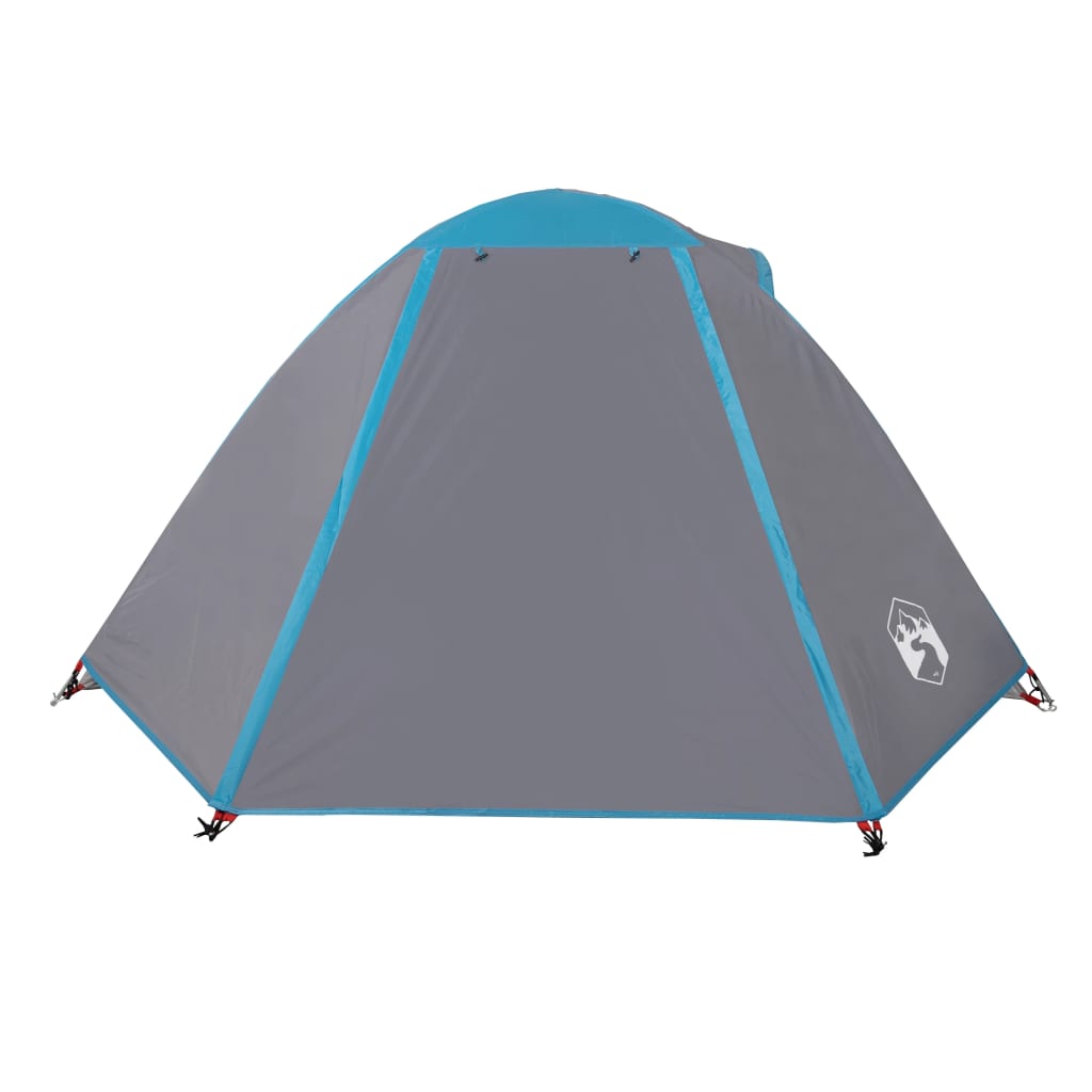 Къмпинг палатка за 2 души синя 224x248x118 см 185T тафта