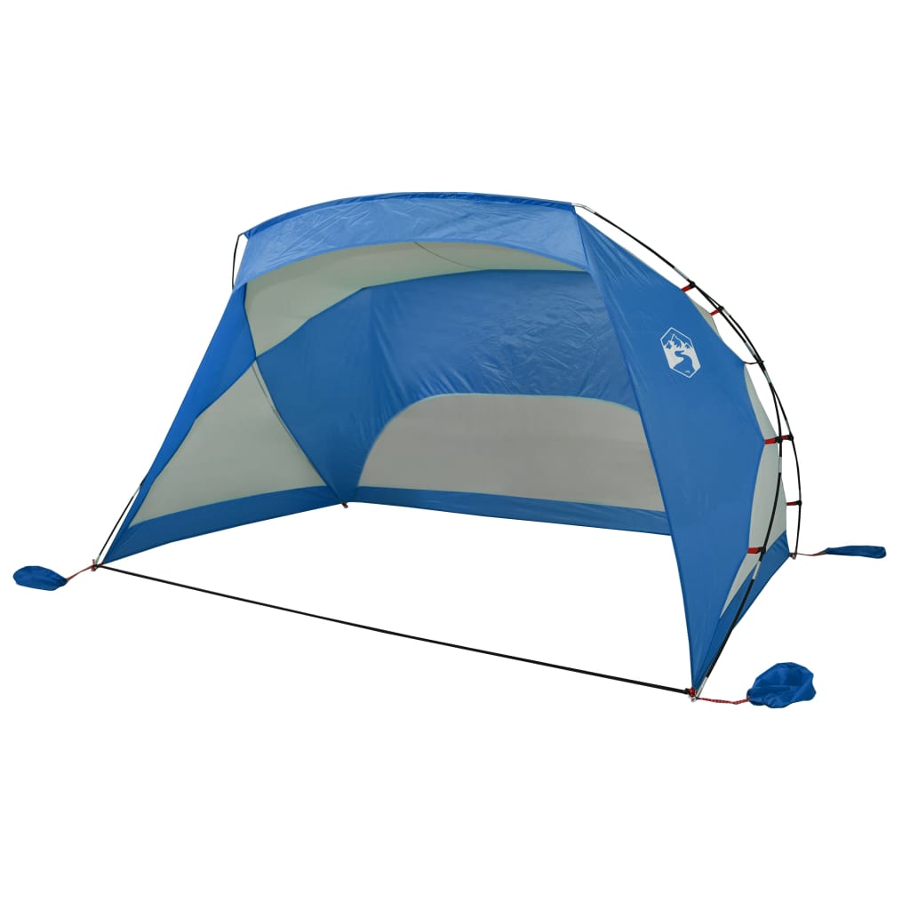 Плажна палатка лазурно синя 274x178x170/148 см 185T тафта