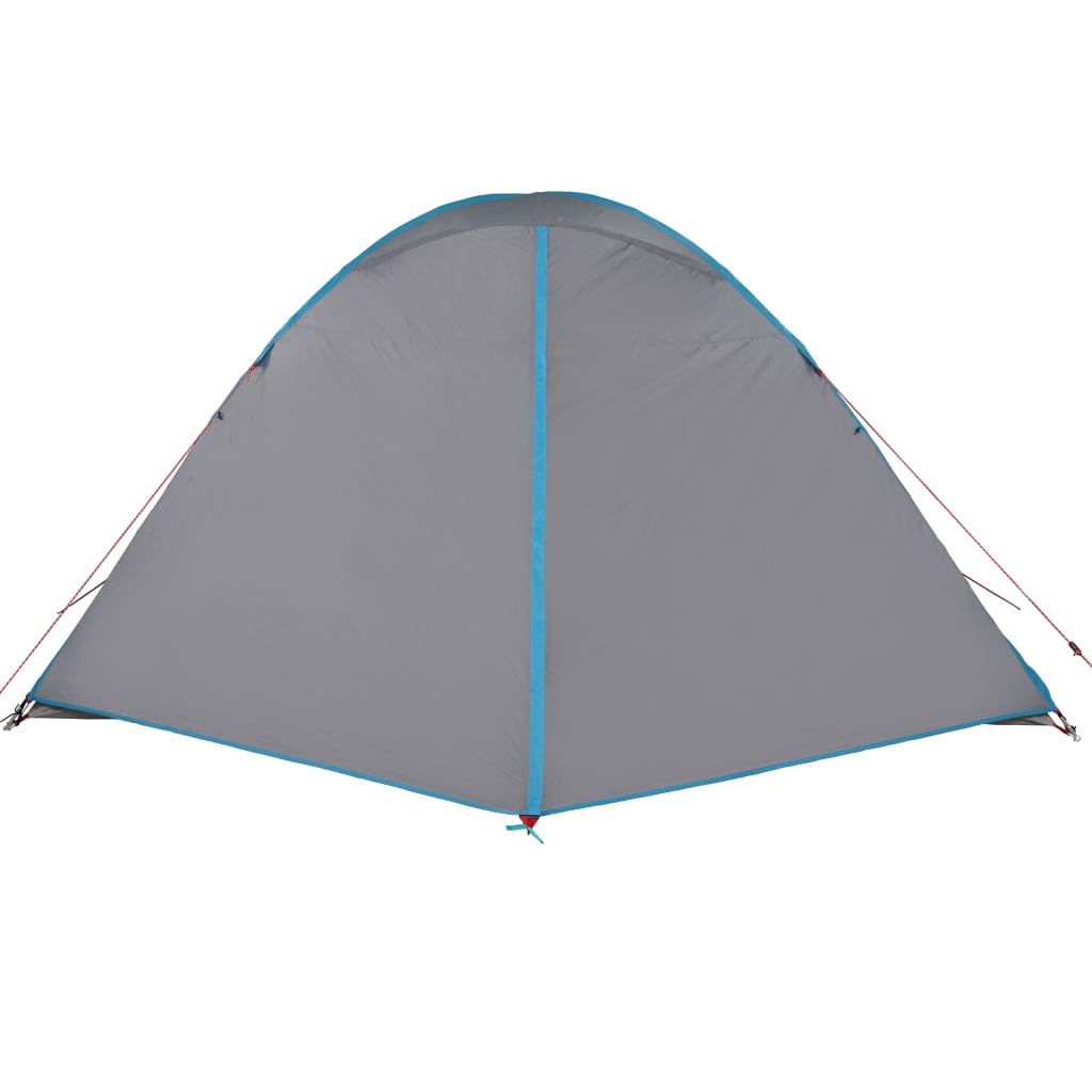 Къмпинг палатка за 6 души синя 348x340x190 см 190T тафта