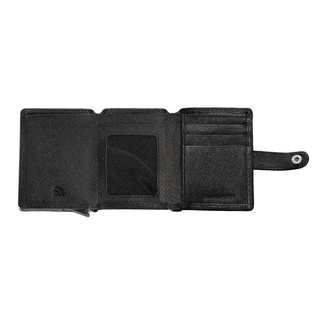 Портфейл Zippo - Saffiano, RFID защита, естествена кожа, черен 2007084